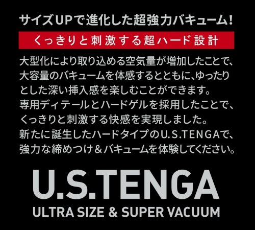 Experience the supreme pleasure with Tenga U.S. Original Vac... Tenga - U.S. Original Vacuum Hard Cup 2Gen - Black photo-3