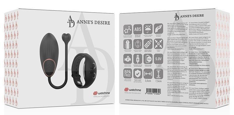 If you thought that everything was written about sex toys, y... Anne's Desire - Vibro Egg Wirless Watchme - Black photo-12