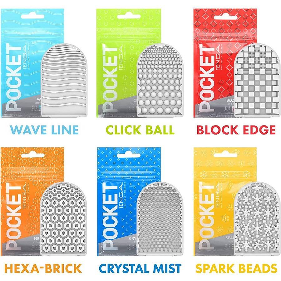 新登場的「POCKET TENGA」,正如它的名字一樣,可以輕鬆攜帶在你口袋的TENGA,以及「TENGA EGG」推出... Tenga - 口袋型自慰套 方磚紋 - 黑/紅色 照片-9