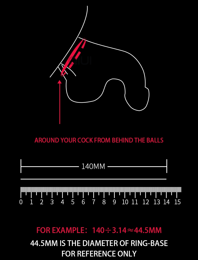 3-Shock modes (Vibrate / Tremble / Sting) at your ch... QIUI - APP Controlled Chastity Device M - Black photo-16