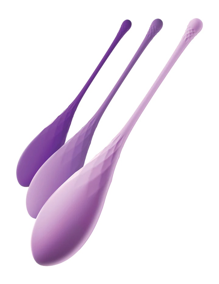 She had started with the lightest kegel train-her almost two... Pipedream - Kegel Train-Her Set - Purple photo-5