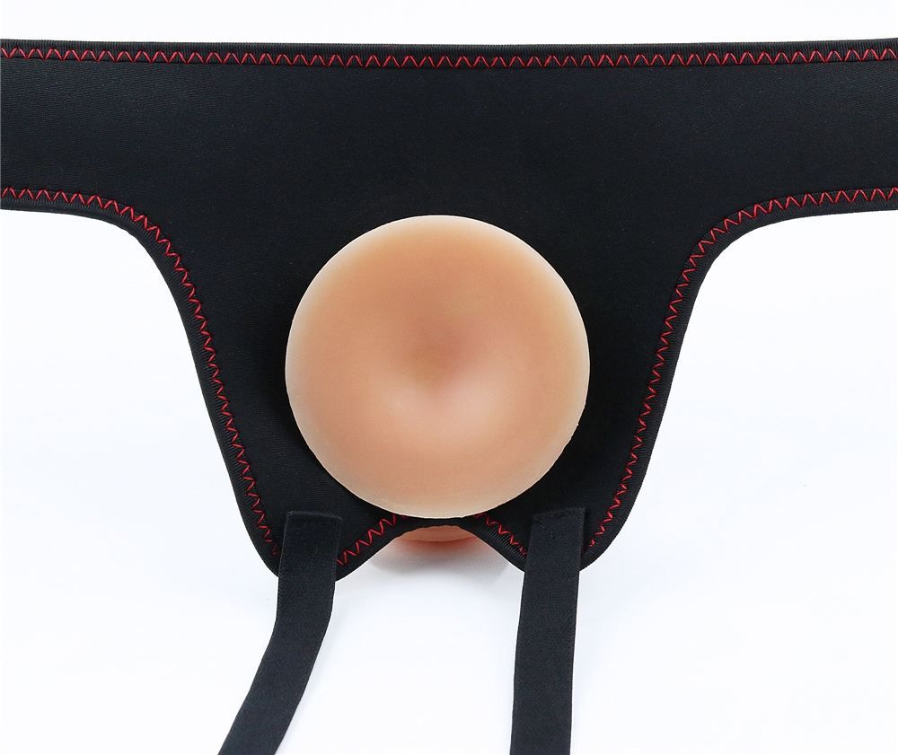 Built to deliver the most lifelike satisfaction, the Soft st... Lovetoy - Easy Strapon Set w Balls 7'' - Flesh photo-9
