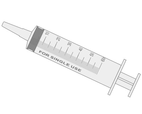 A plastic multipurpose syringe that is convenient for cleani... A-One - Medy Plastic Enemator 60ml photo-3