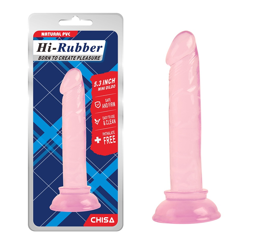 Anti-Bacterial, Better-Than-Real, Phathalate Free, Anal Trai... Chisa - 5.3" Mini Dildo - Pink photo-7