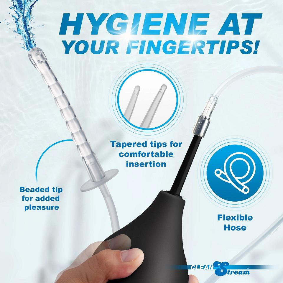 Keep yourself fresh on the go with this lightweight, user-fr... CleanStream - Enema Bulb Kit - Black photo-7