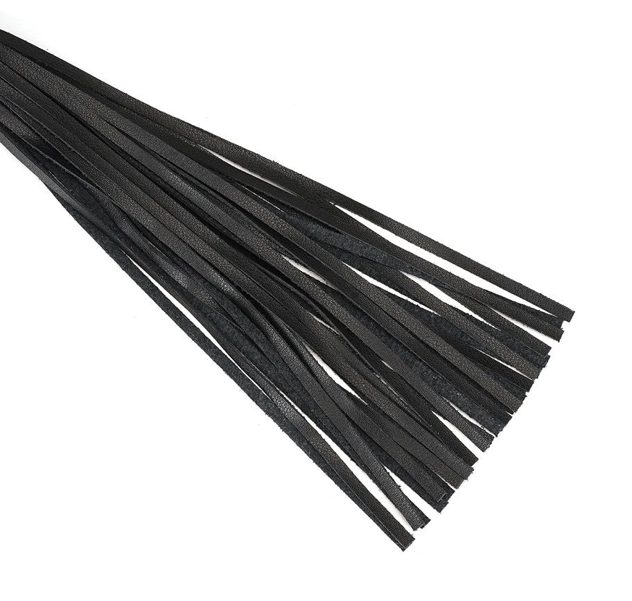 Eco-friendly material, composed of 50% recycled leather and ... Liebe Seele - Black Bond Flogger photo-5