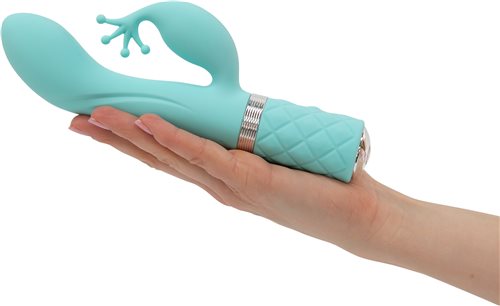 Pillow Talk - Kinky Rabbit Vibe - Teal photo