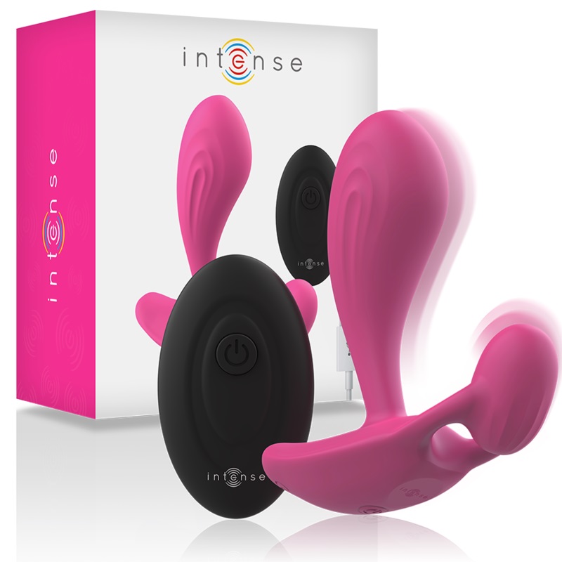 Strong, stronger, intense: The Intense Shelly Plug is every ... Intense - Shelly Vibro Plug w Remote - Pink photo-5
