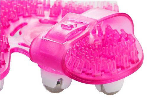 Simple & True - Roller Ball Massage Glove - Pink photo