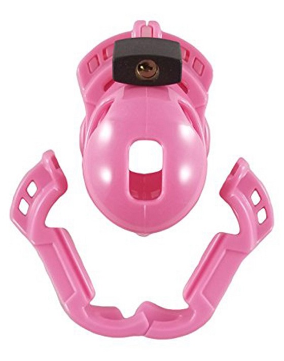 The Vice Mini Version 2 (or V2) has a slight modification fr... Locked in Lust - Vice Mini V2 Chasity Cage - Pink photo-2