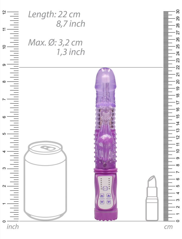 This Dolphin is the perfect vibrator for reaching every sens... GC - Rotating Vibro Dolphin - Purple photo-8