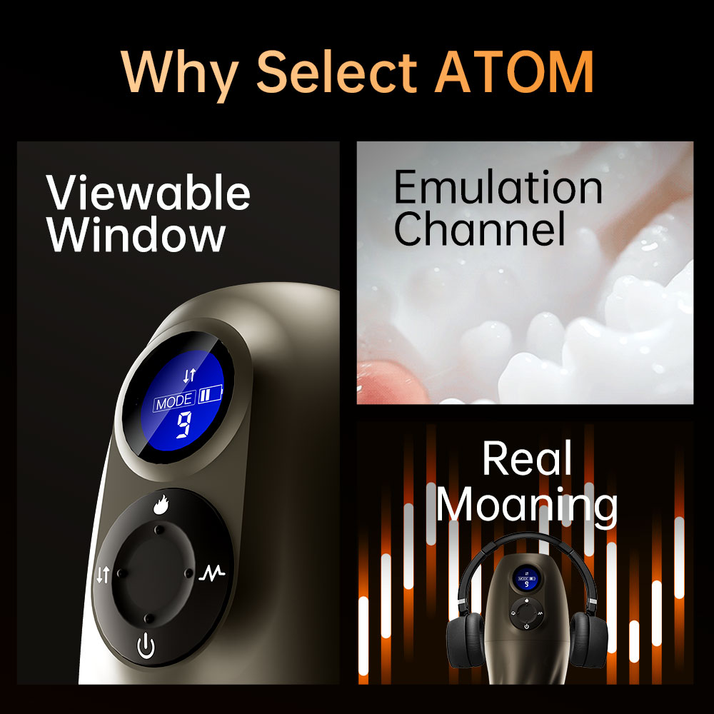 9 Sucking modes
9 Vibration modes
Automatic constant hea... Drywell - Atom Sucking Masturbator - Black photo-4