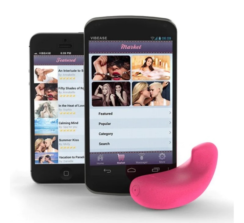 Remote control vibrator via Internet & Bluetooth
Long Dista... Vibease - iPhone & Android Vibrator Version - Pink photo-2