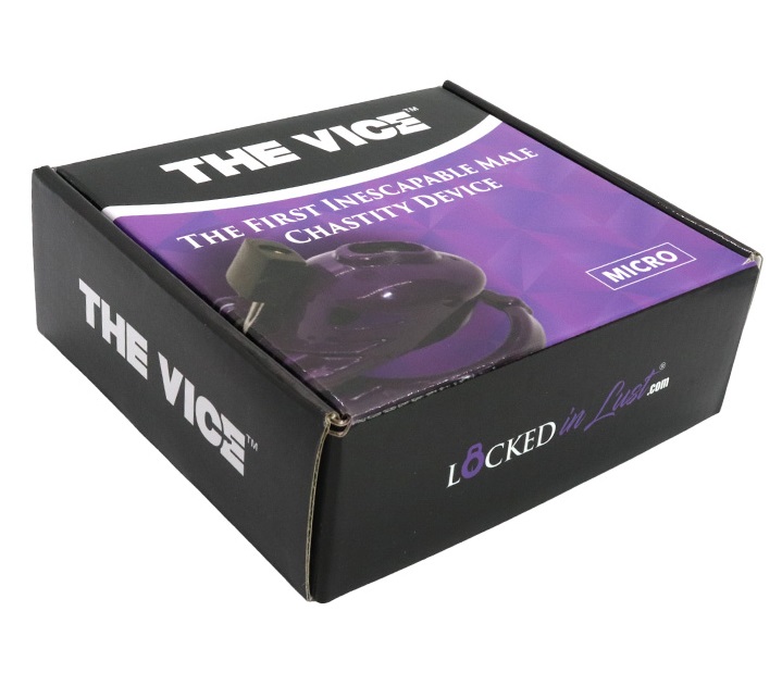 Is The Vice Mini too big for you? Are you looking to squeeze... Locked in Lust - Vice Micro Chasity Cage - Purple photo-10