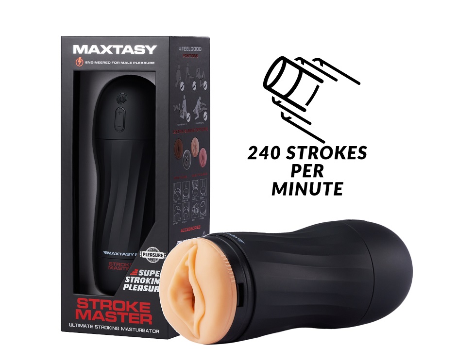 This stroker is the CHAMPION GOLD MEDALLIST for the “most re... Maxtasy - Stroke Master Realistic Masturbator - Nude photo-10