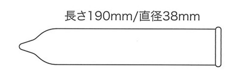 18 microns thickness (measured with the standard of Saga... Sagami - Orginal 0.01 L-size 2's Pack photo-4