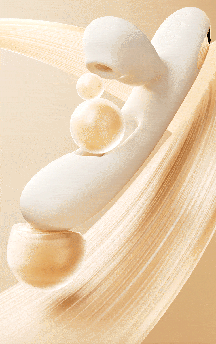 Experience unparalleled pleasure with the Svakom App-Control... SVAKOM - Uneco Teasing APP G-spot Rabbit Vibrator - White photo-2