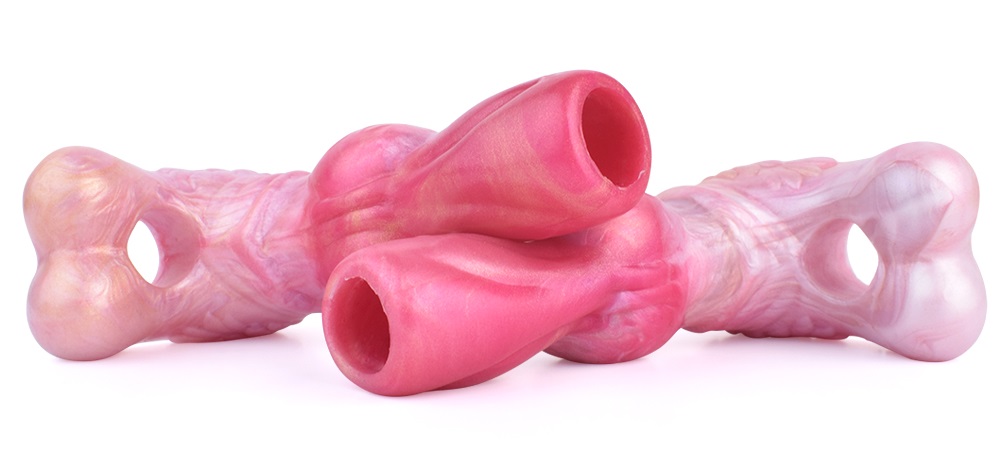 Material: Silicone ... FAAK - Wolf Skull Sleeve - White Dragon photo-11