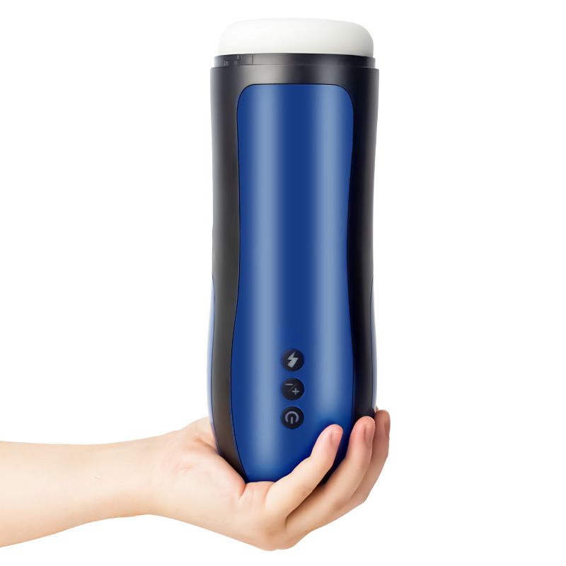 MyThruster is an innovative masturbation cup with thrusting ... MyToys - MyThruster - Blue photo-2