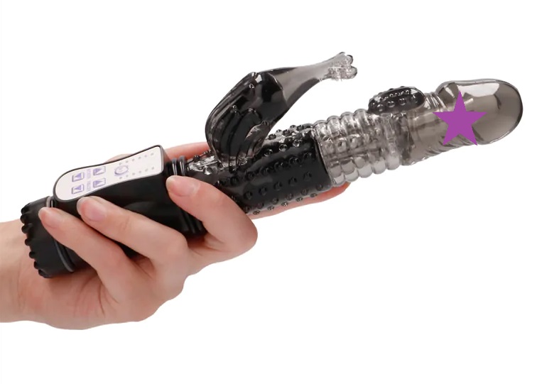 This Dolphin is the perfect vibrator for reaching every sens... GC - Rotating Vibro Dolphin - Black photo-6