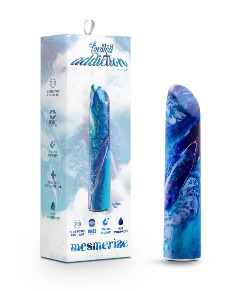 Are you ready for your newest addiction? The Limited Addicti... Limited Addiction - Mesmerize Vibro Bullet - Azure photo-8