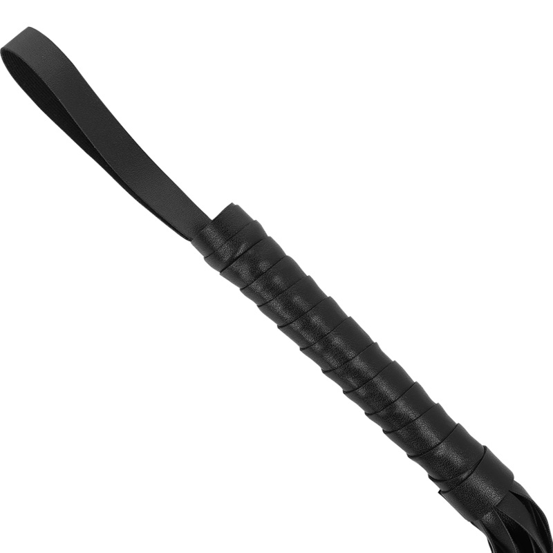 The vegan leather whip from the INTENSE FETISH brand is an a... Intense - Vegan Flogger - Black photo-3