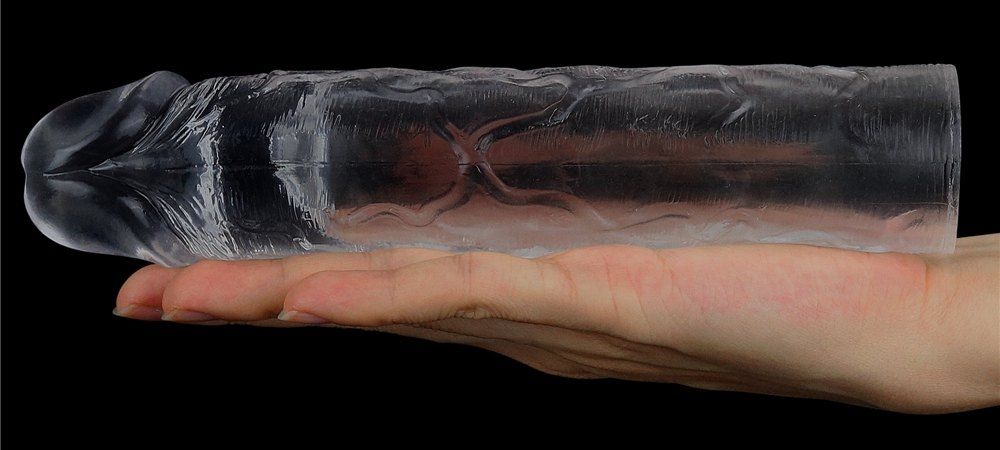 A sight for the most erotic of fantasies, LOVETOY shameless ... Lovetoy - Flawless Penis Sleeve Add 2'' - Clear photo-8