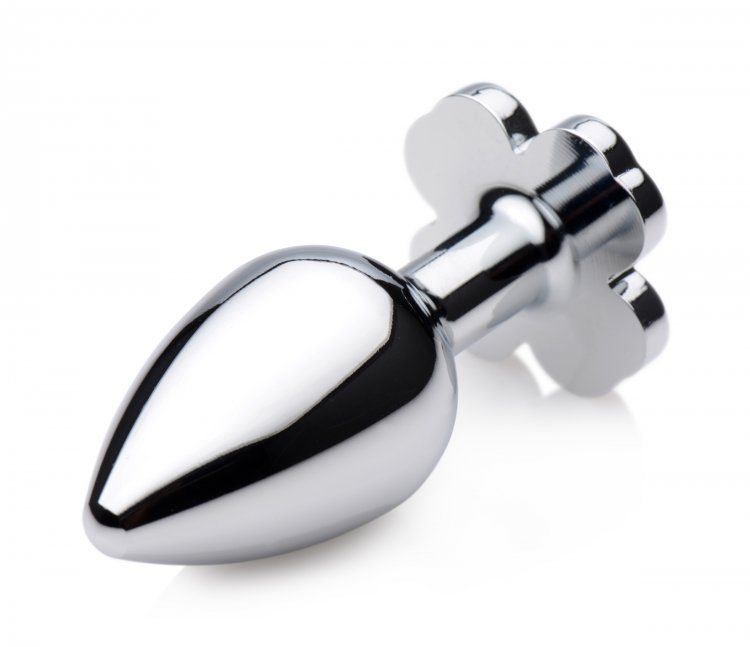 Make that booty get lucky with this petite metal anal plug w... Booty Sparks - Lucky Clover Anal Plug S-size - Green photo-3