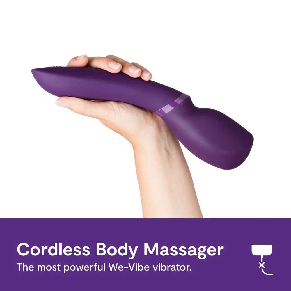We-Vibe - Wand 2 手持式超強力柔軟矽膠按摩棒 - 紫色 We-Vibe - Wand 2 手持式超強力柔軟矽膠按摩棒 - 紫色 照片-5