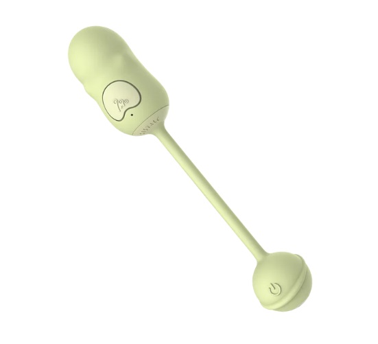 Baby has two built-in vibrating motors, and the little plane... Monster Pub - Baby Vibro Egg - Green photo-11
