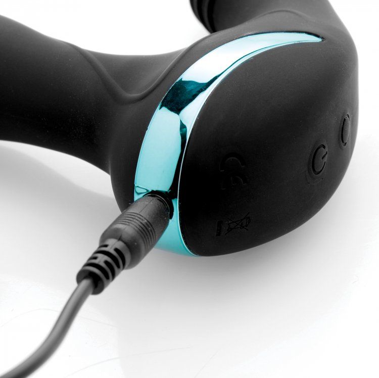 Coax a more intense orgasm out of yourself with a high-tech ... Prostatic Play - Maverick Prostate Stimulator Rotating Vibrating - Black photo-5