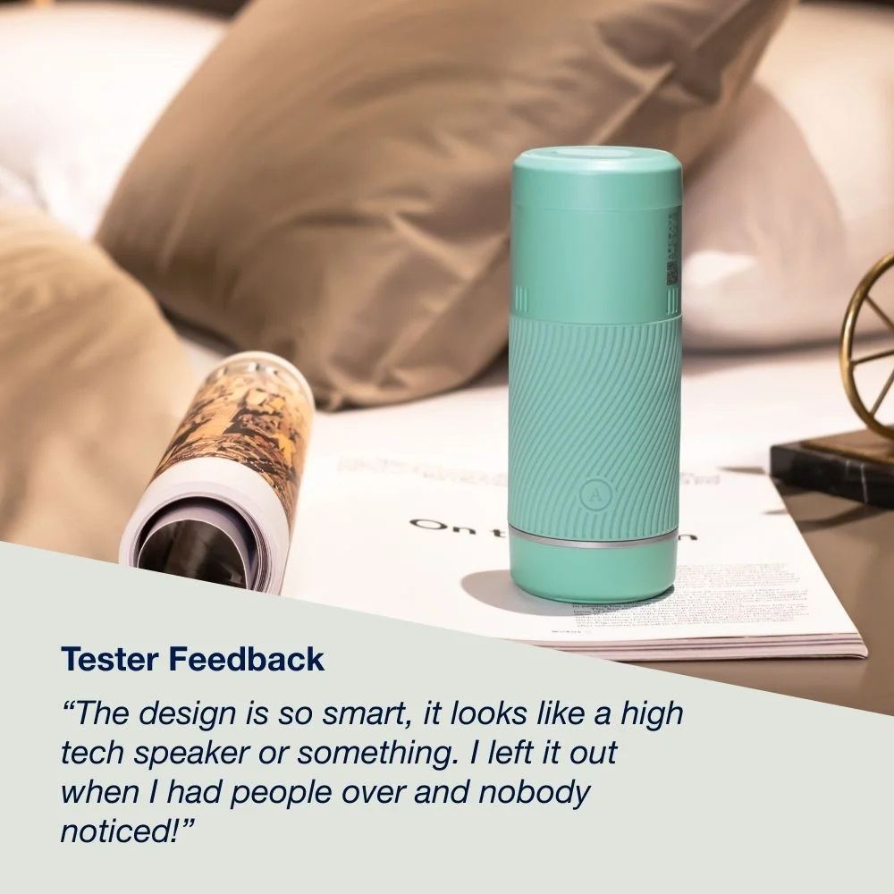 Premium manual stroker with suction control and a smooth sil... Arcwave - Pow Shake IT Up Stroker - Mint photo-8