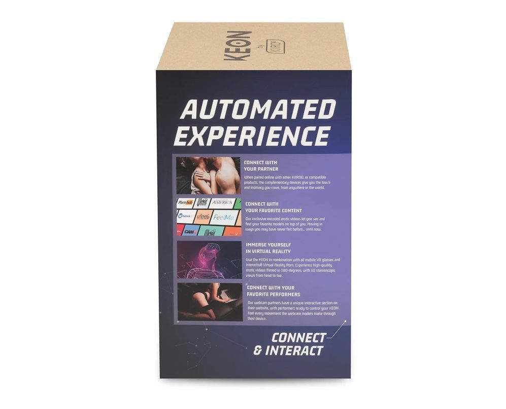 A new standard in interactive pleasure has been set with Keo... Kiiroo - Keon Duo Pack Stroker - Black photo-20