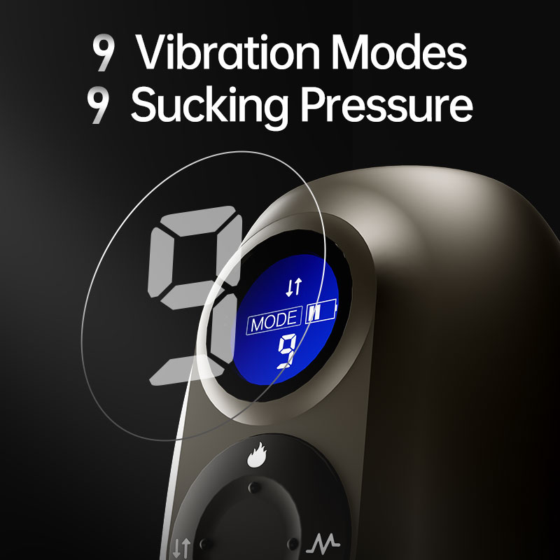 9 Sucking modes
9 Vibration modes
Automatic constant hea... Drywell - Atom Sucking Masturbator - Black photo-6