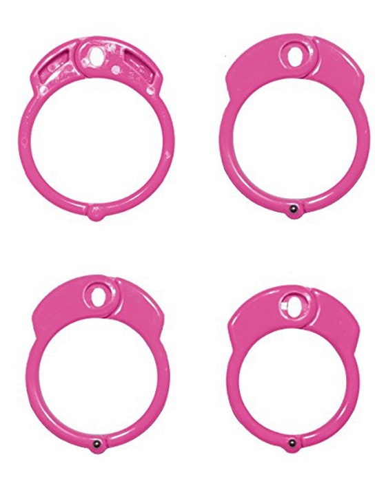 The Vice Mini Version 2 (or V2) has a slight modification fr... Locked in Lust - Vice Mini V2 Chasity Cage - Pink photo-7