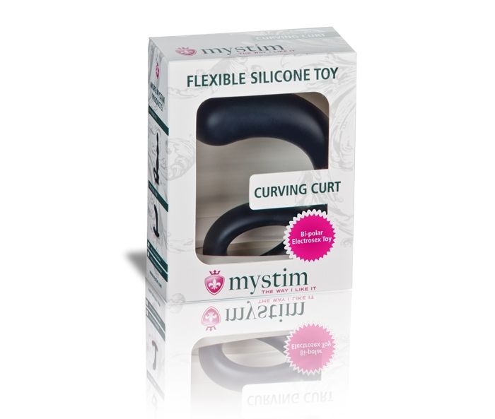 Better buckle up, ´cause Curving Curt is in da house. He was... Mystim - Curving Curt Electrosex Prostate Stimulator - Black photo-5