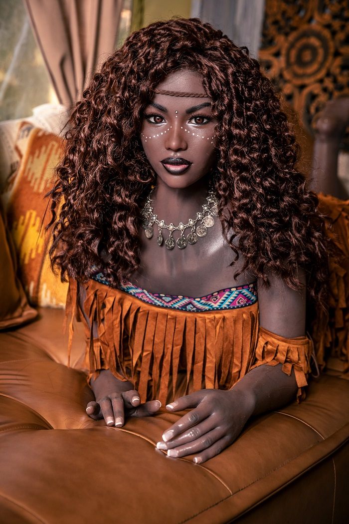 To check the sample of realistic doll visit our showroom.
... Takiyah Ebony Curvy Realistic Sex Doll, Black Skin, Soft Silicone 156 cm (5'1 ft) photo-6