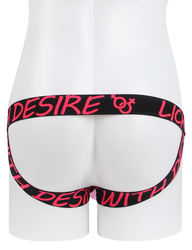 Sexy men thong underwear with jock strap back
Ice silk fabr... Ohyeah - Tiny Jockstrap - Pink - M photo-8