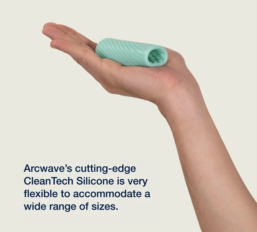 Ghost is a skin-soft silicone toy with a trick up its sleeve... Arcwave - Ghost Flip IT Pocket Stroker - Mint photo-2