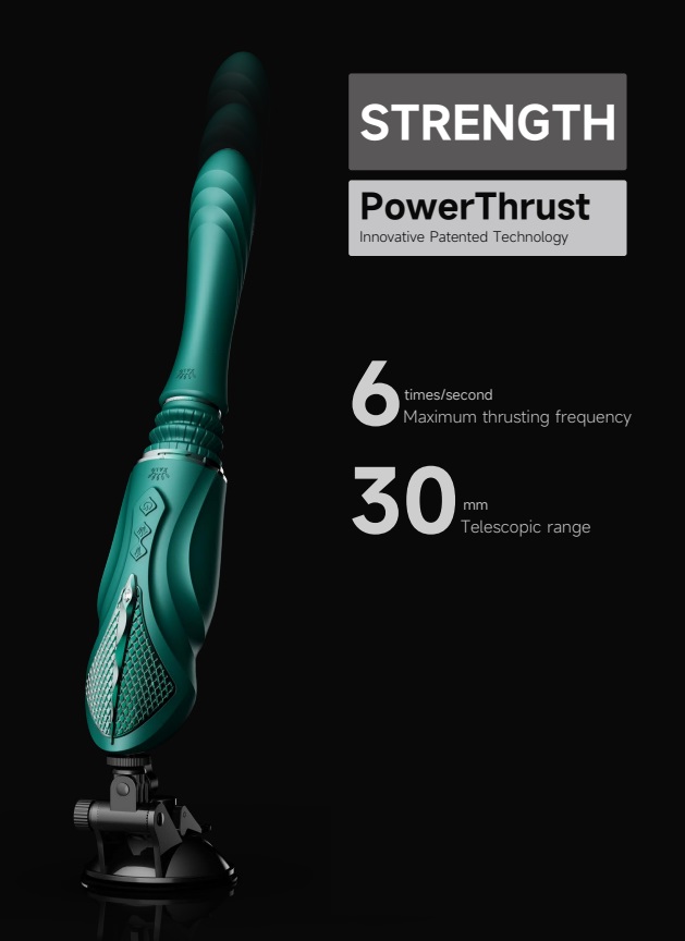 SESH 由 ZALO 突破性嘅 PowerThrust 技術提供支持,每秒最多可提供 6 次推力。 伸縮範圍高達30m... Zalo - Sesh 性愛機器 可APP遙距控制 - 紫紅色 照片-5
