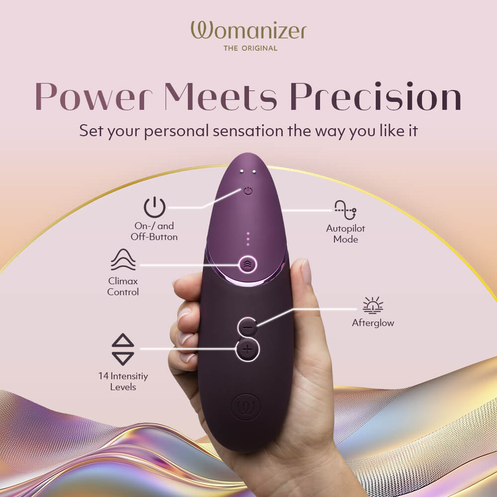Womanizer Next 陰蒂吸啜器採用先進的3D Pleasure Air科技,結合Dynamic Dimensi... Womanizer - Next 陰蒂吸啜器 - 暗紫色 照片-10