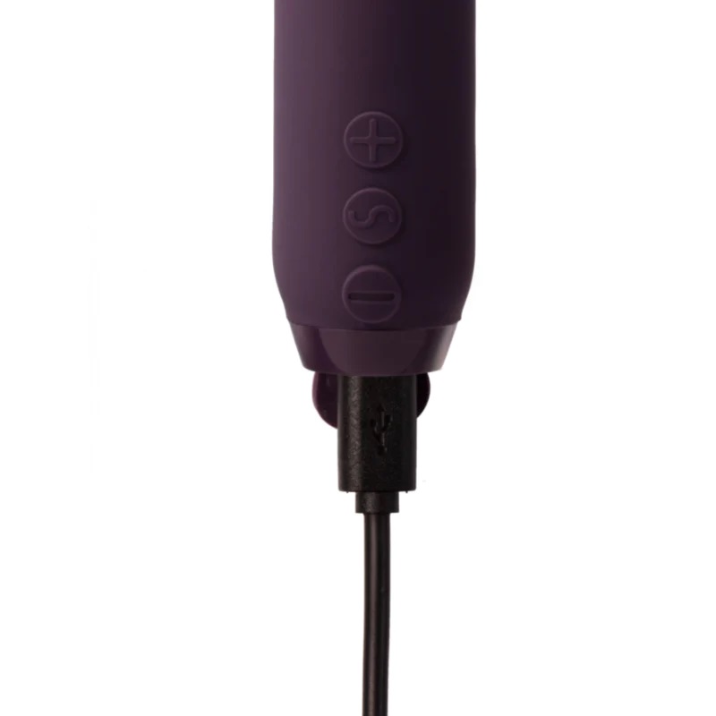 Meet Duet, a multi-surfaced bullet vibrator with small, roun... Je Joue - Duet Bullet Vibrator - Purple photo-4