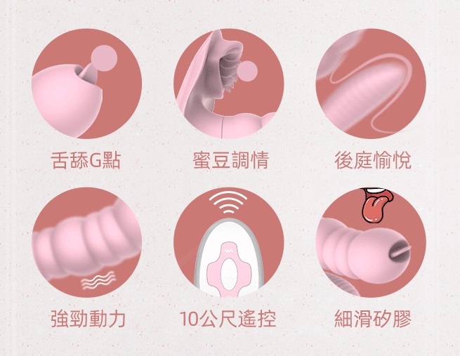 9 Kinds of vibration
Vibration at multiple points
Heating fu... Secwell - Cater Flicking Vibrator - Pink photo-8