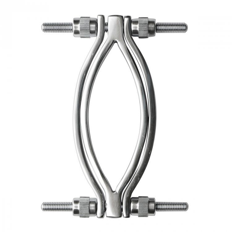 Get creative with the tease and torment of your partners mos... Master Series - Stainless Steel Adjustable Pussy Clamp photo-3