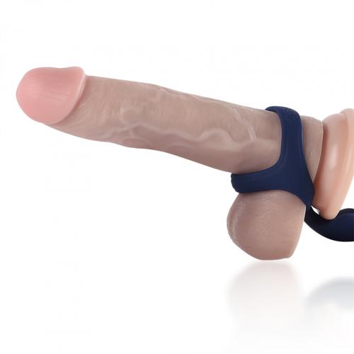 Arosum - Ring’n’Rear Thrusting Plug - Blue photo