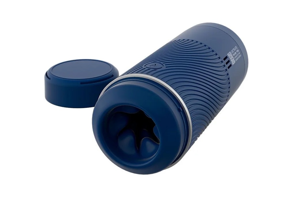 Premium manual stroker with suction control and a smooth sil... Arcwave - Pow Shake IT Up Stroker - Blue photo-10