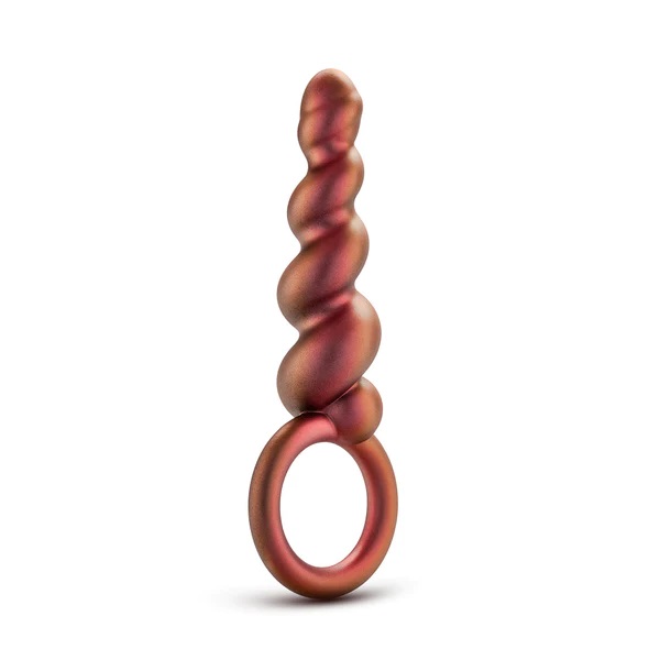 For anyone looking to explore new anal sensations alone or w... AAM - Spiral Loop Plug - Copper photo-3