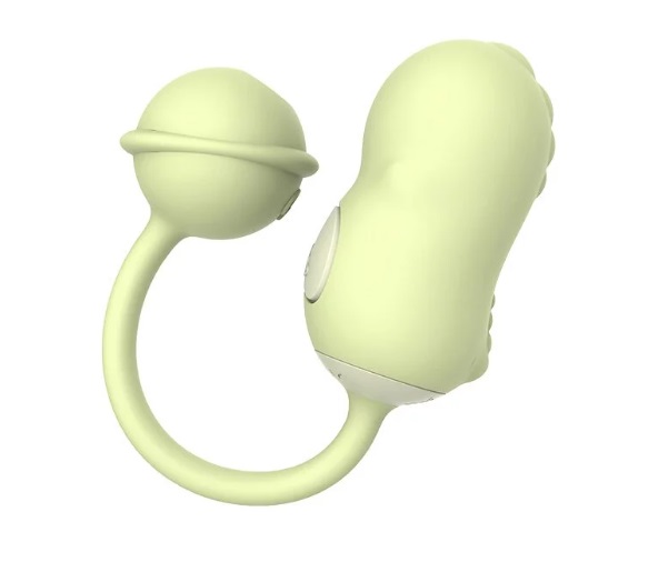 Baby has two built-in vibrating motors, and the little plane... Monster Pub - Baby Vibro Egg - Green photo-6