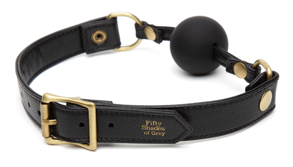 In celebration of a decade of erotic discovery and fulfillme... Fifty Shades of Grey - Bound To You Ball Gag - Black photo-2