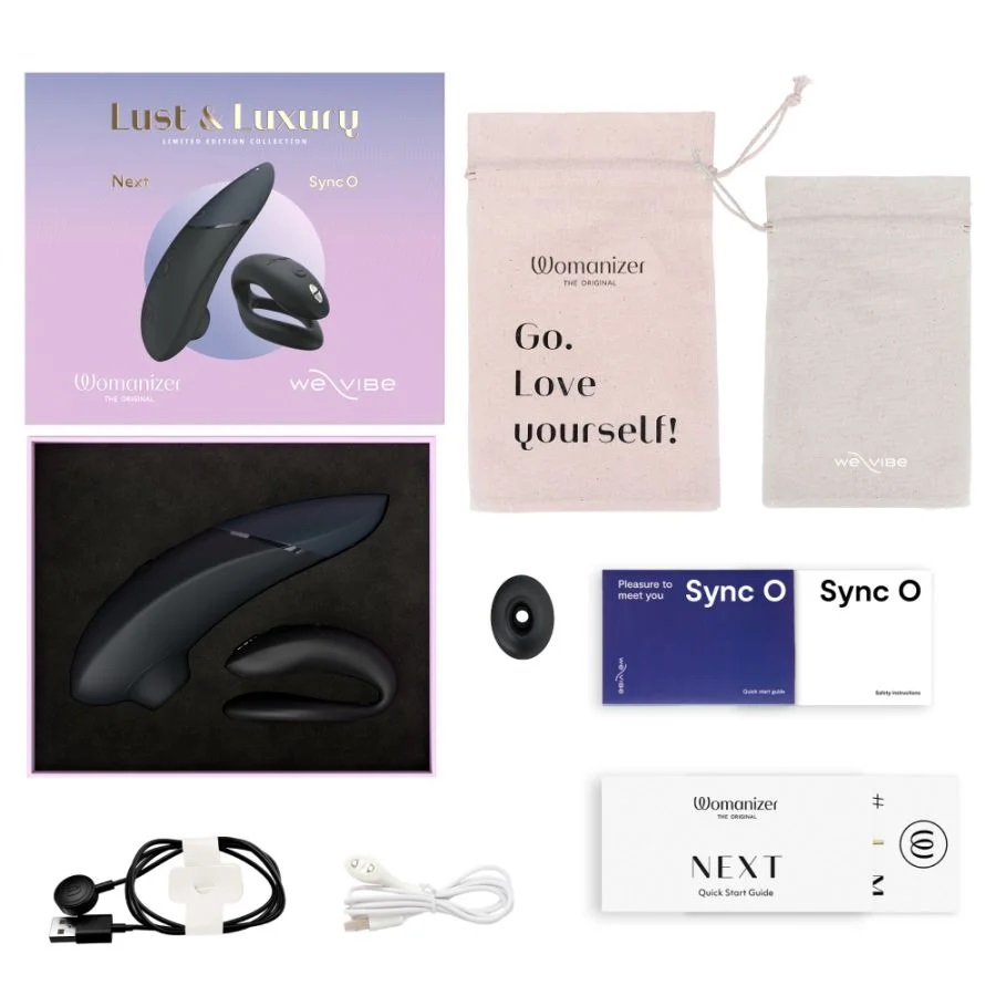 The Womanizer Lust & Luxury Set includes two premium ple... Womanizer - Lust & Luxury Set - Black photo-10